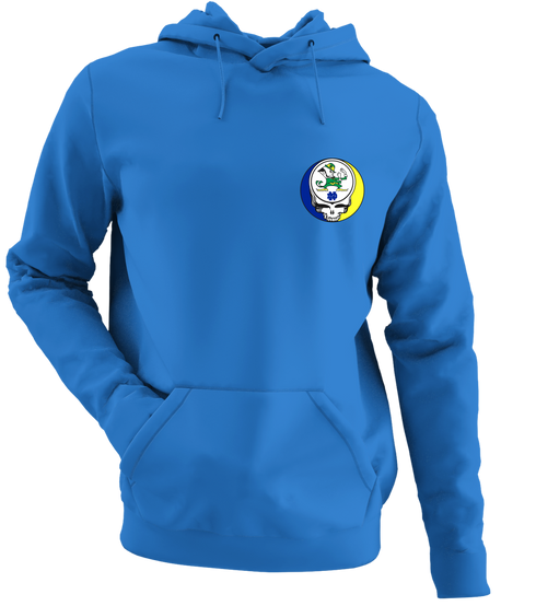 Notre Dame University - Premium Grateful Dead Left Chest Hoodie - Royal