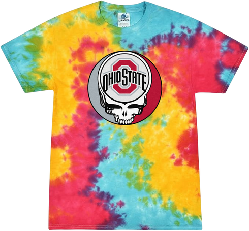 Ohio State University Stealie Tie-Dye T-Shirt