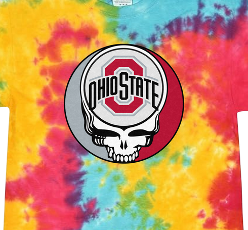 Ohio State University Stealie Tie-Dye T-Shirt