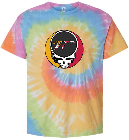1415 - Custom Stealie Tie-Dye