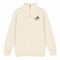 Jerry's Floatin' Life is dead Performance Polo - Premium Grateful Dead Quarter-Zip Pullover - Sand - 1