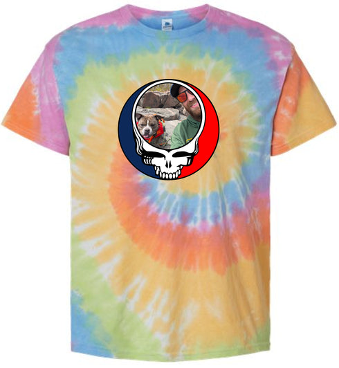 1528 - Custom Stealie Tie-Dye