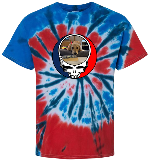 1553 - Custom Stealie Tie-Dye