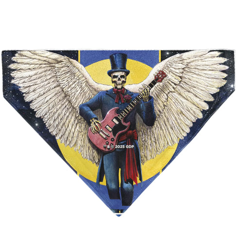 Grateful Dead - Pet Bandana - Grateful Dead Dave's Picks Volume Six San Francisco and St. Louis Skeleton Cover Art - StealieShop