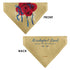 Grateful Dead - Pet Bandana - GRATEFUL DEAD THE OTHER ONE Roses and Text Tan/Blue/Red - StealieShop