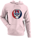 New England Football - Premium Grateful Dead Hoodie - Light Pink - 4