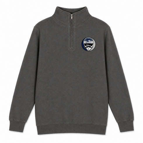University of New Hampshire - Premium Grateful Dead Quarter-Zip Pullover - Charcoal - 5