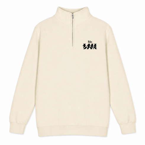 The Bears - Life is dead.® - Premium Grateful Dead Quarter-Zip Pullover - Sand - 1