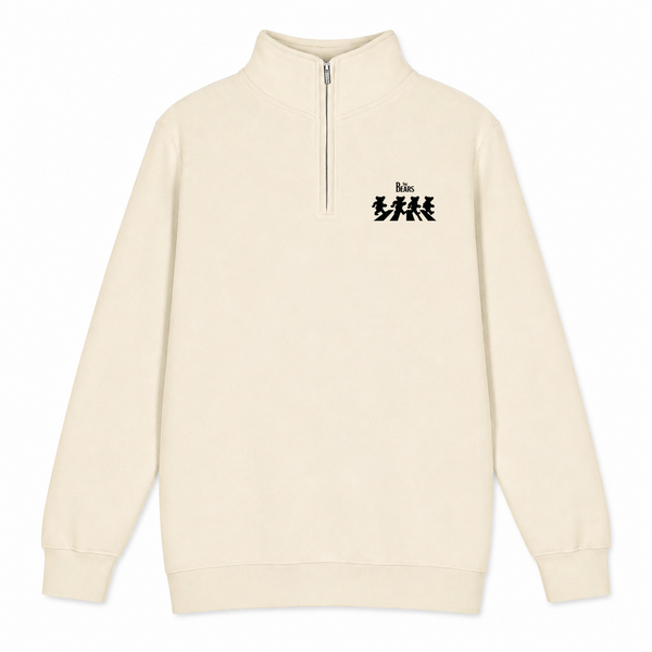 The Bears - Life is dead.® - Premium Grateful Dead Quarter-Zip Pullover - Sand - 1