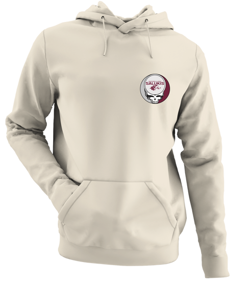 Southern Illinois - Premium Grateful Dead Left Chest Hoodie - Sand - 3