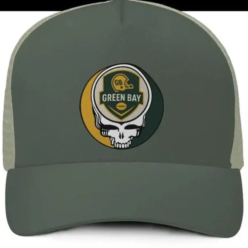 Grateful Dead - The Gridiron Collection: Green Bay Football Edition Stealie Trucker Cap - StealieShop