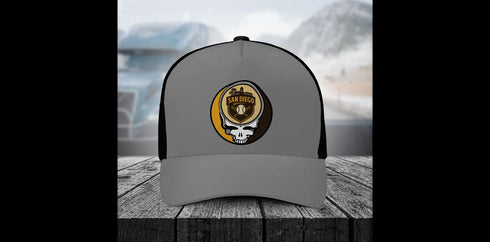 Grateful Dead - San Diego Padres Stealie Grateful Dead Trucker Cap - StealieShop