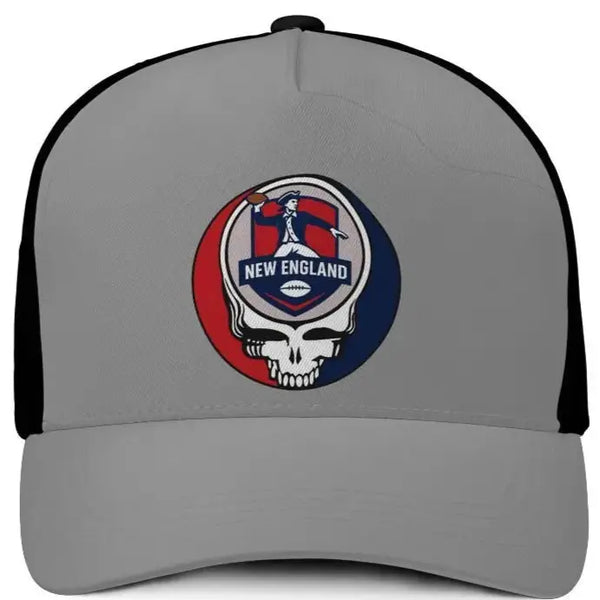 Grateful Dead - The Gridiron Collection: New England Football Edition Stealie Trucker Cap - StealieShop