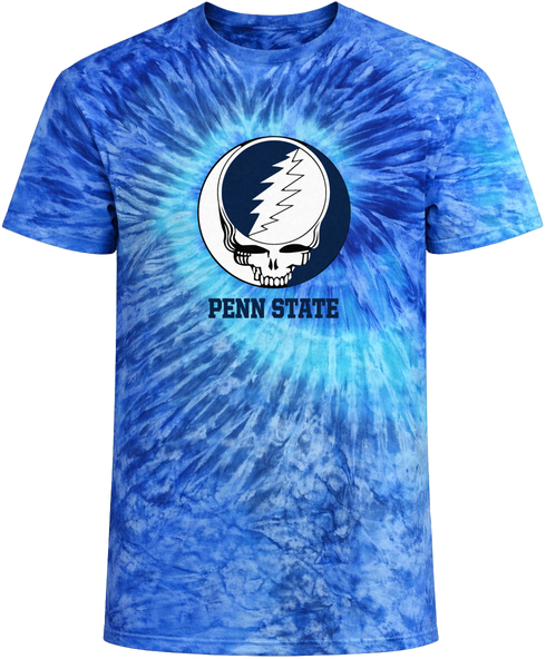 Penn State Stealie Tie-Dye Grateful Dead T-Shirt