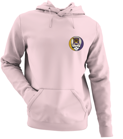 Baltimore Football - Premium Grateful Dead Left Chest Hoodie - Light Pink - 4