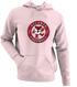 Atlanta Football Dancing Bear - Premium Grateful Dead Hoodie - Light Pink