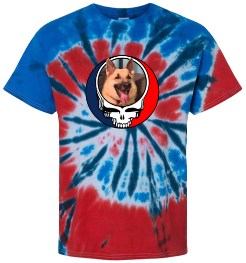 1563 - Custom Stealie Tie-Dye