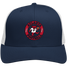 Atlanta Football Dancing Bear Stealie Grateful Dead Trucker Cap - Navy | White