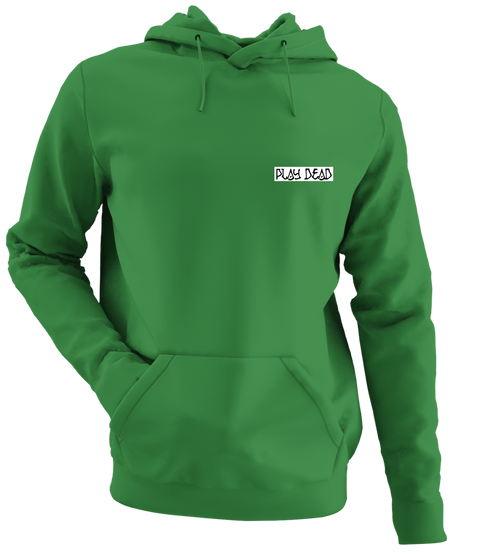 Play Dead - Premium Grateful Dead Left Chest Hoodie - Irish Green - 6