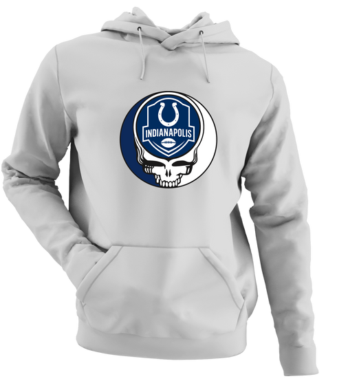 Indianapolis Football - Premium Grateful Dead Hoodie - Sport Grey - 9
