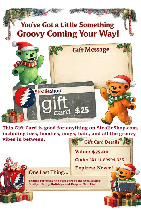 StealieShop Gift Card Grateful Dead T-Shirt