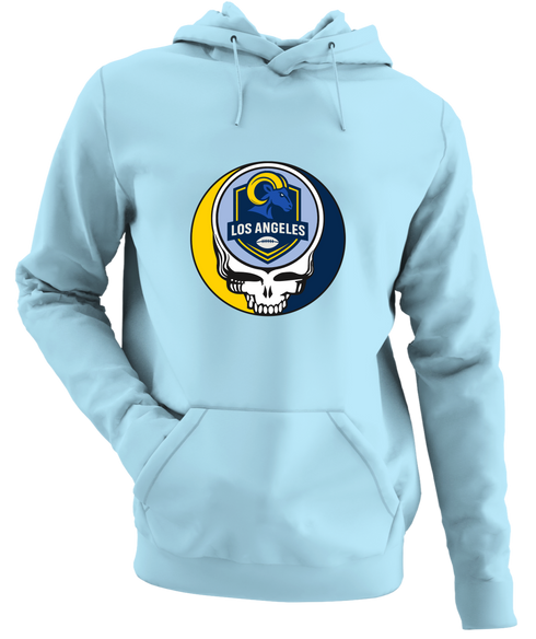 Los Angeles Football - Premium Grateful Dead Hoodie - Light Blue - 1