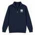 Jerry and The Bear - Life is dead.® Yankees Bus - Premium Grateful Dead Quarter-Zip Pullover - Navy - 4