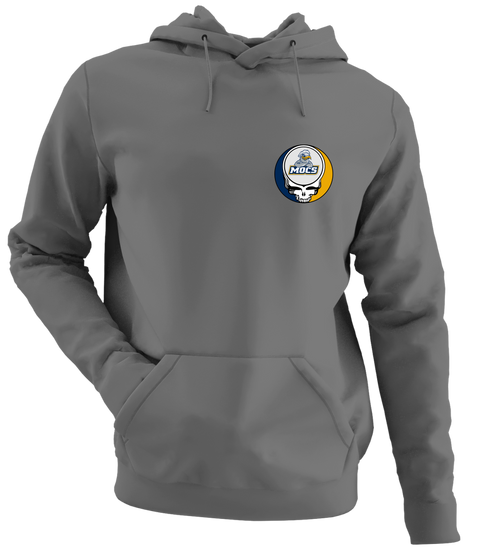 University of Chatanooga - Premium Grateful Dead Left Chest Hoodie - Charcoal