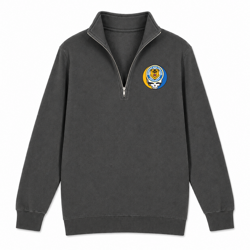 Western New England - Premium Grateful Dead Quarter-Zip Pullover - Charcoal - 6