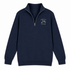 Smoke Show - Life is dead.® - Premium Grateful Dead Quarter-Zip Pullover - Navy - 4