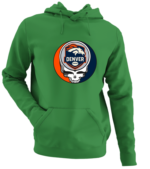 Denver Football - Premium Grateful Dead Hoodie - Irish Green - 6