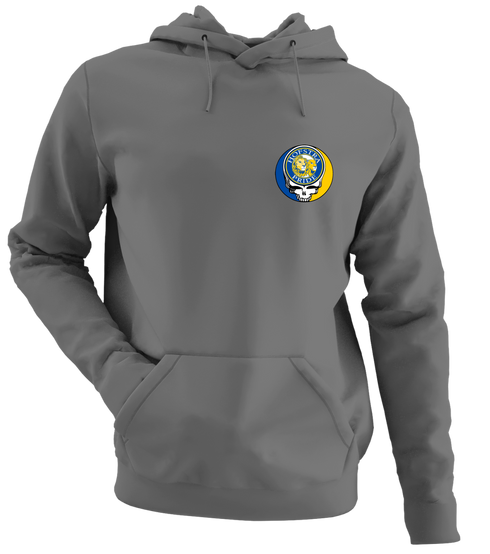 Hofstra University - Premium Grateful Dead Left Chest Hoodie - Charcoal - 8