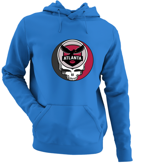 Atlanta Football - Premium Grateful Dead Hoodie - Royal - 5