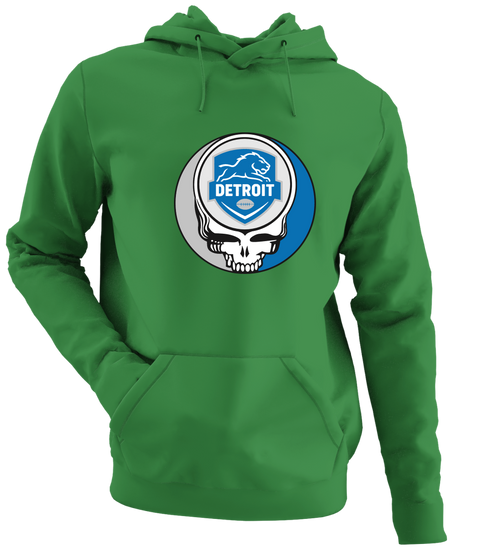 Detroit Football - Premium Grateful Dead Hoodie - Irish Green - 6