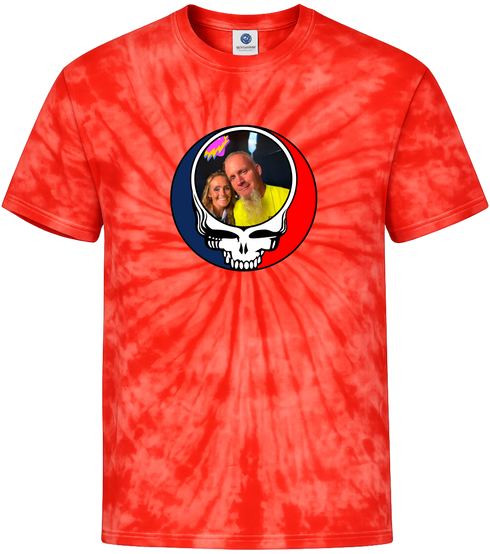 1454 - Custom Stealie Tie-Dye