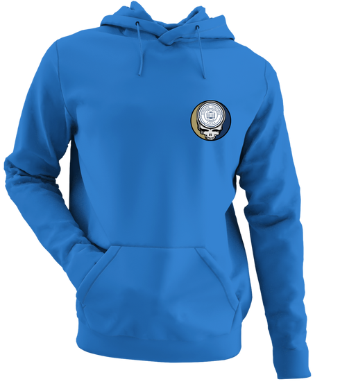 Juniata - Premium Grateful Dead Left Chest Hoodie - Heather Royal - 5