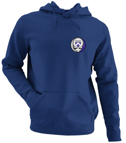 Kenyon - Premium Grateful Dead Left Chest Hoodie - Navy - 2