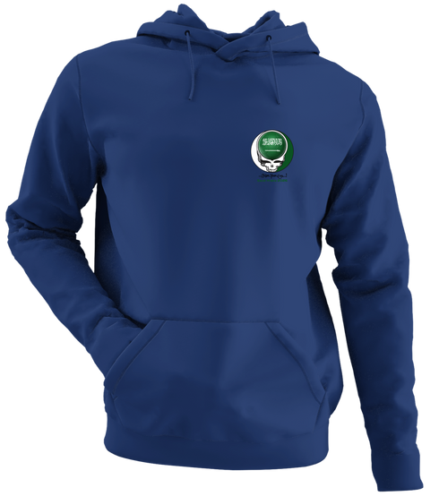 Saudi Arabia FIFA World Cup - Premium Grateful Dead Left Chest Hoodie - Navy