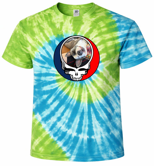 1547 - Custom Stealie Tie-Dye