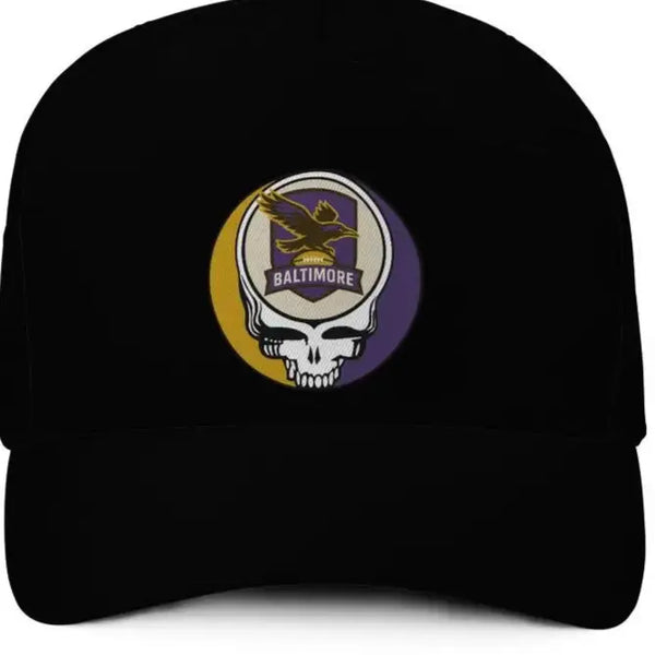 Grateful Dead - The Gridiron Collection: Baltimore Football Edition Stealie Trucker Cap - StealieShop