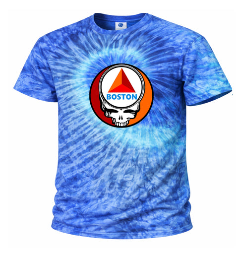 Boston Red Sox Fenway Citgo Sign Stealie Tie-Dye Grateful Dead T-Shirt