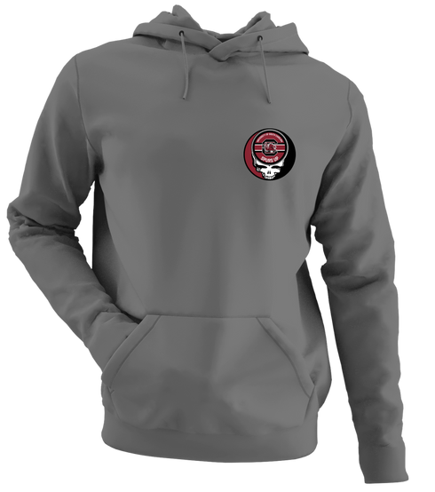 University of South Carolina - Premium Grateful Dead Left Chest Hoodie - Charcoal - 8