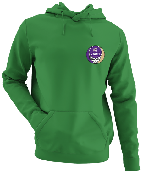 Sewanee - Premium Grateful Dead Left Chest Hoodie - Irish Green - 6