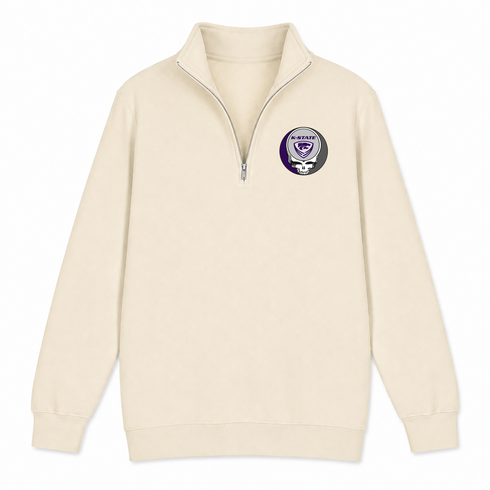 Kansas State University - Premium Grateful Dead Quarter-Zip Pullover - Sand - 2