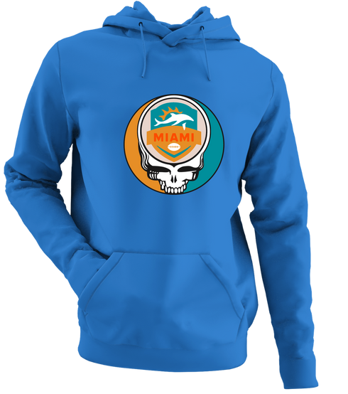 Miami Football - Premium Grateful Dead Hoodie - Royal - 5