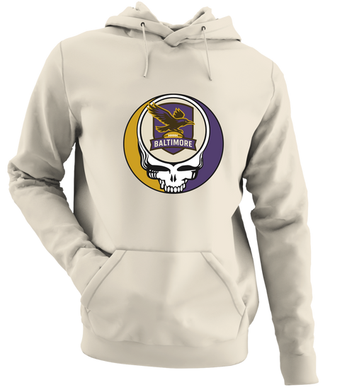 Baltimore Football - Premium Grateful Dead Hoodie - Sand - 3