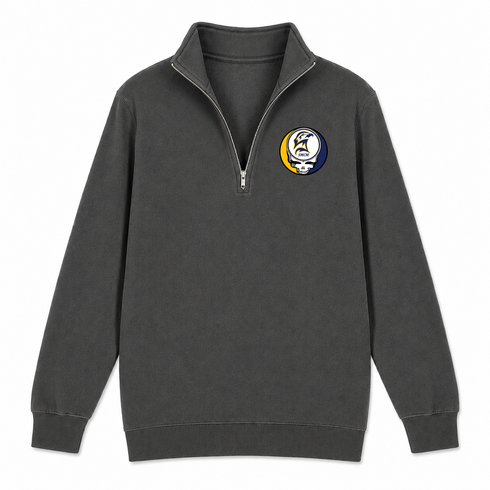 Saint Mary_S Maryland - Premium Grateful Dead Quarter-Zip Pullover - Charcoal - 6