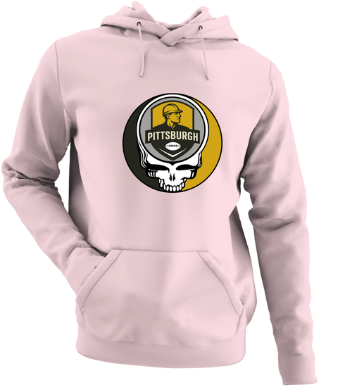 Pittsburgh Football - Premium Grateful Dead Hoodie - Light Pink - 4