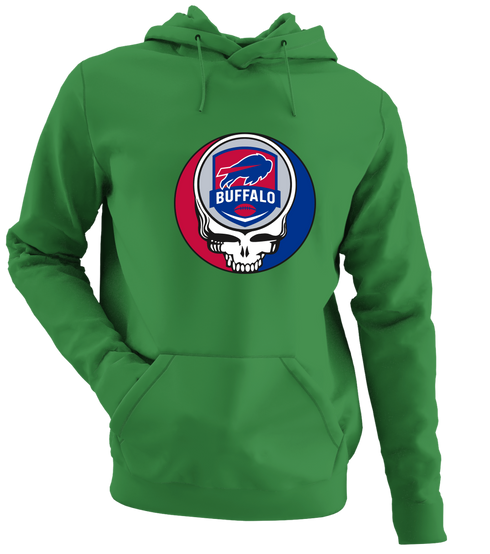 Buffalo Football - Premium Grateful Dead Hoodie - Irish Green - 6