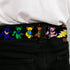 Grateful Dead - Grateful Dead Bear Seatbelt Belt - Grateful Dead Script w/Bears & Skeletons Black/Multi Color Webbing - StealieShop